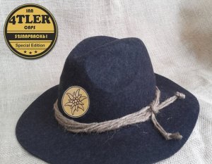 Tiroler Hut mit Edelweiss