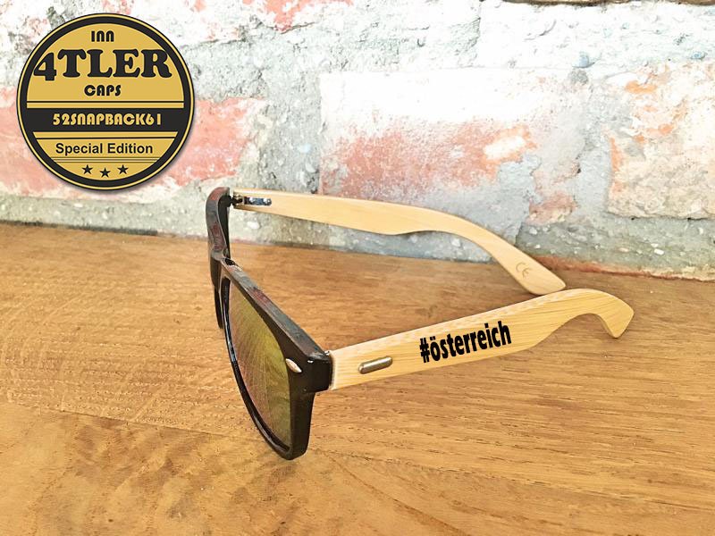  Holz Sonnenbrille "#österreich"